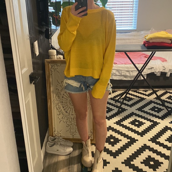 H&M mustard knit sweater - Picture 7 of 10